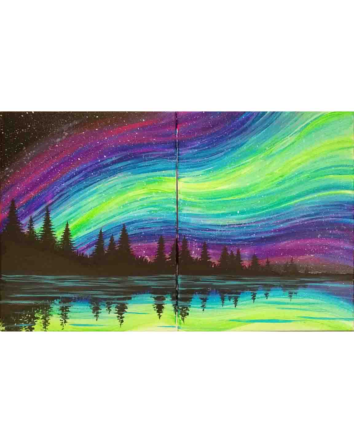 Black Light Date Night Painting!